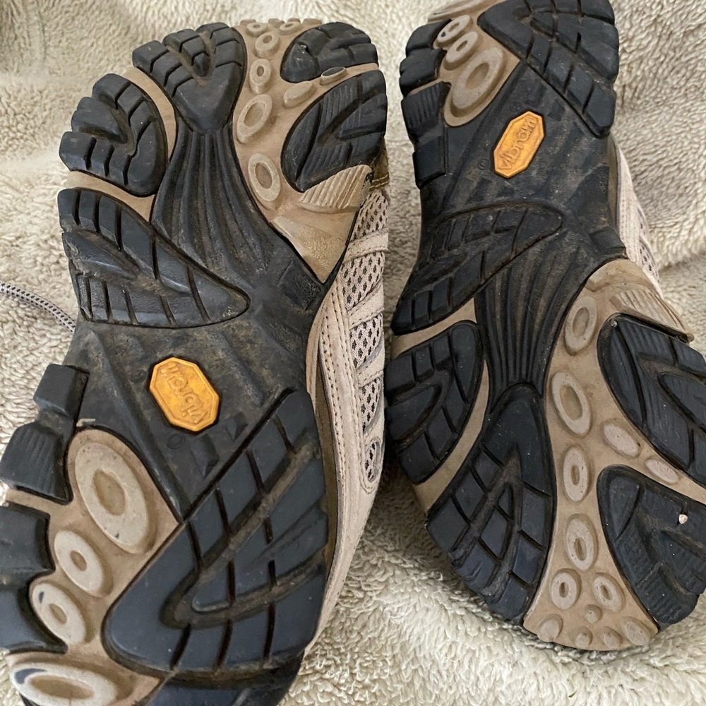 Merrell Women's Shoes - Taupe and Brown - Picture 3 of 5